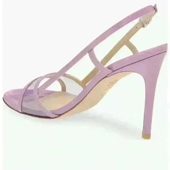Stuart Weitzman Mondrian 100 Sandals. Size 8 wisteria $450 new